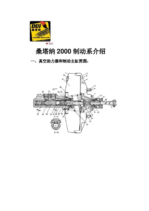 桑塔纳2000制动系介绍