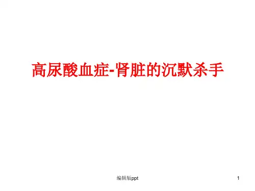 高尿酸血症 ppt课件
