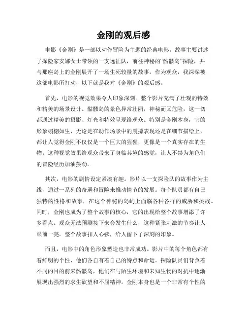金刚的观后感
