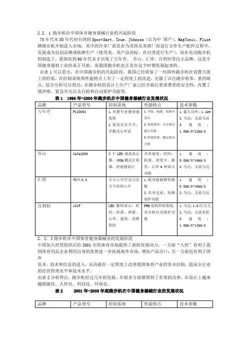 跑步机