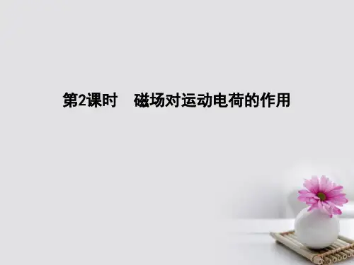 2019届全国通用版高考物理大一轮复习第九章磁场第二课时磁场对运动电荷的作用讲义