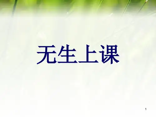 无生上课培训ppt课件