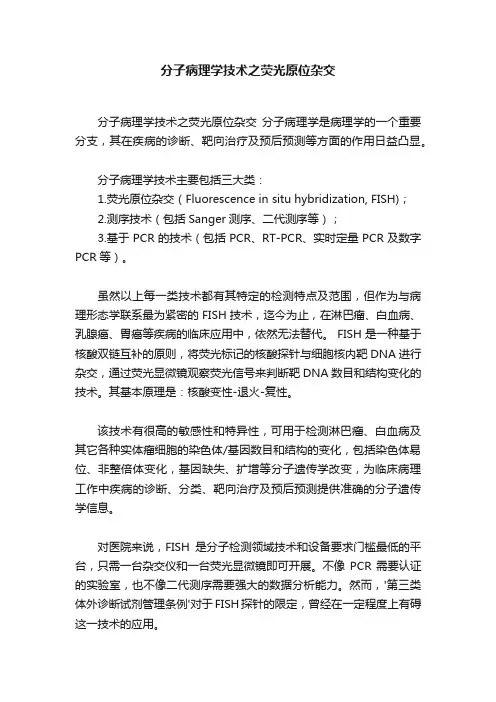 分子病理学技术之荧光原位杂交