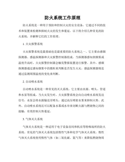防火系统工作原理