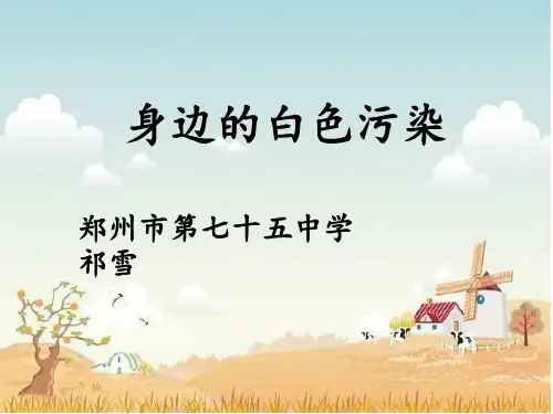 白色污染PPT