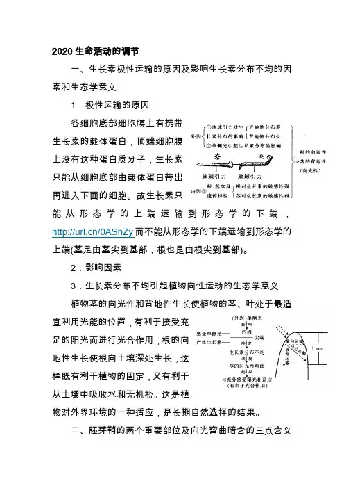 2020高考生物热点重点难点专题突破 - 副本