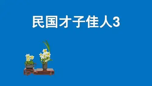 民国才子佳人三