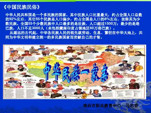 蒙古族民俗完整PPT课件