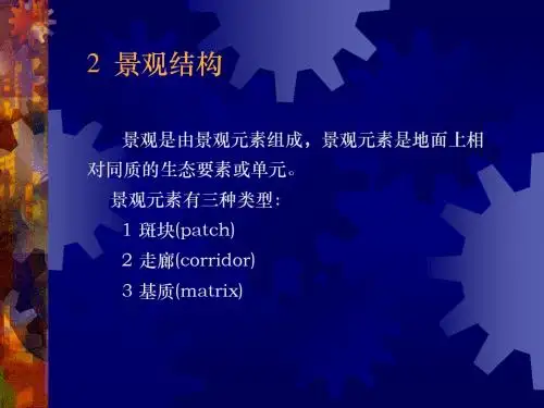 景观生态学2-1