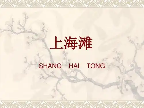 服装品牌--上海滩