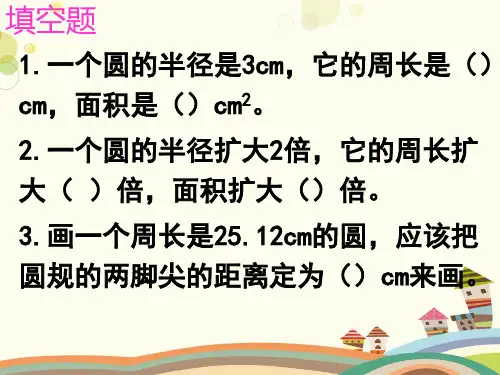 圆的周长与面积练习-完整版课件