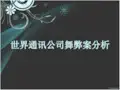 世界通讯公司舞弊案分析