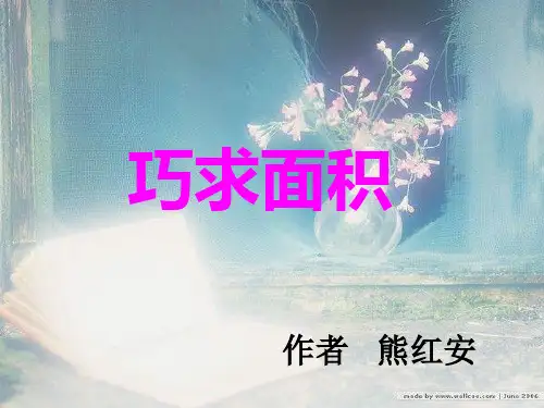 《巧求面积》培优课件