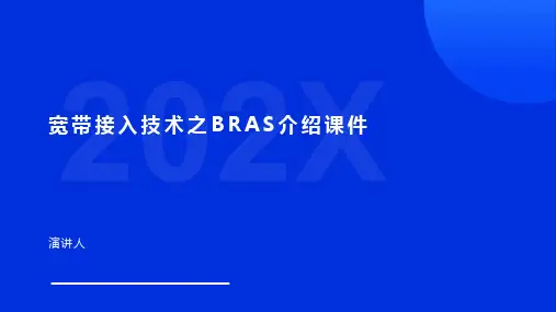 宽带接入技术之BRAS介绍课件
