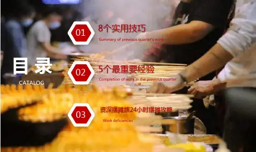 地摊怎么摆摆地摊的技巧和经验地摊攻略课堂教学PPT课件