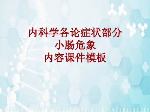 内科学_各论_症状：小肠危象_课件模板