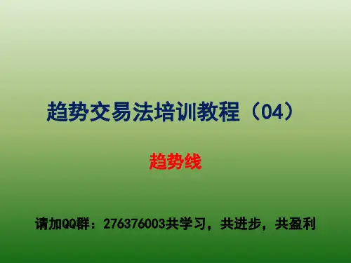 趋势交易法培训教程(04)