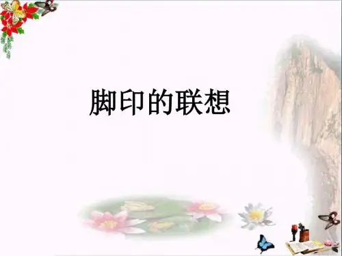 二年级美术下册第10课《脚印的联想》 精品优选PPT课件1人教版