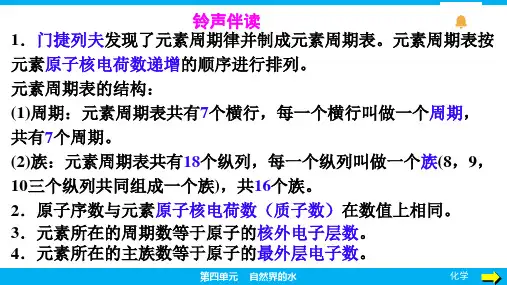4.1 第1课时 水资源及其利用(一)    课件(共31张PPT)  化学人教版九年级上册