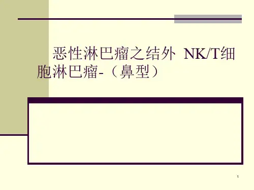 nkt淋巴瘤医学PPT