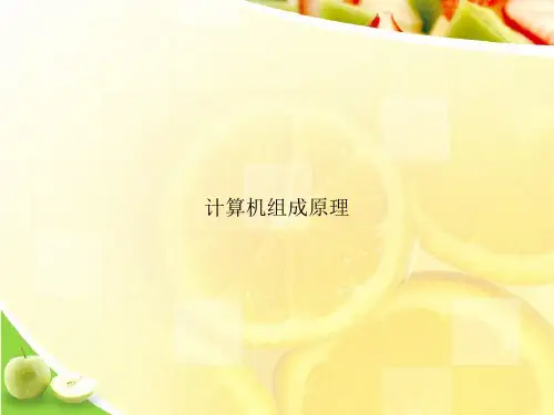 计算机组成原理ppt文档可修改全文