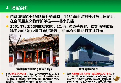 首都博物馆调研总结PPT