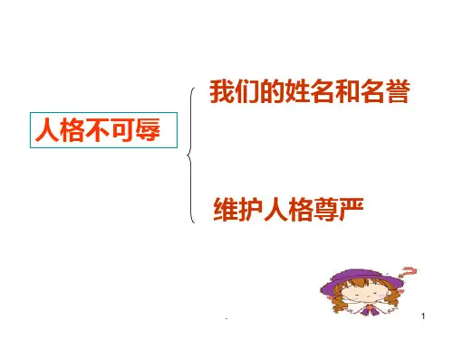 《我们的姓名和名誉》PPT课件