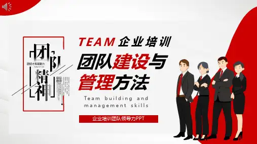 团队建设与管理技巧PPT模板
