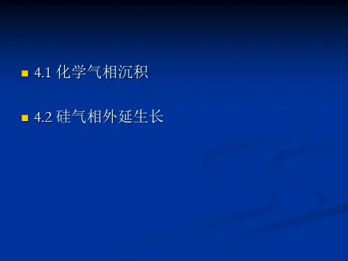 第十三章化学气相沉积ppt课件