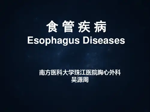《食管疾病》ppt课件