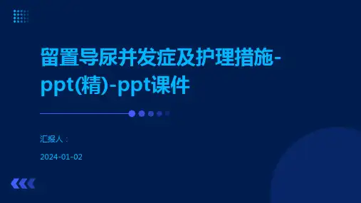 留置导尿并发症及护理措施-ppt(精)-ppt课件