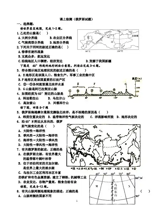 俄罗斯习题