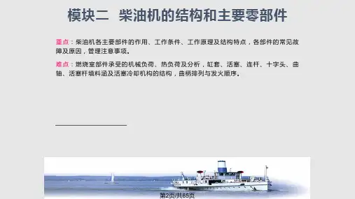 柴油发动机结构及其工作原理