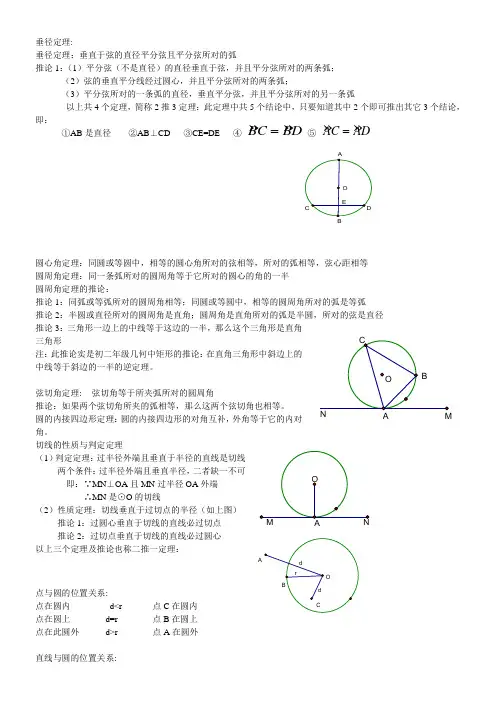 垂径定理
