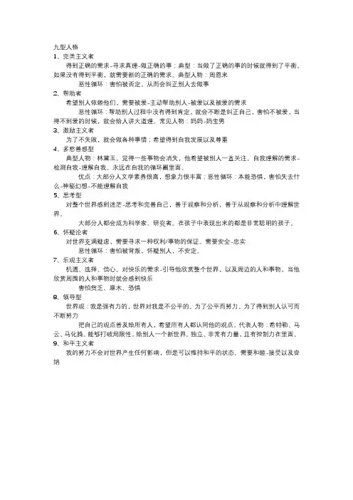 九型人格