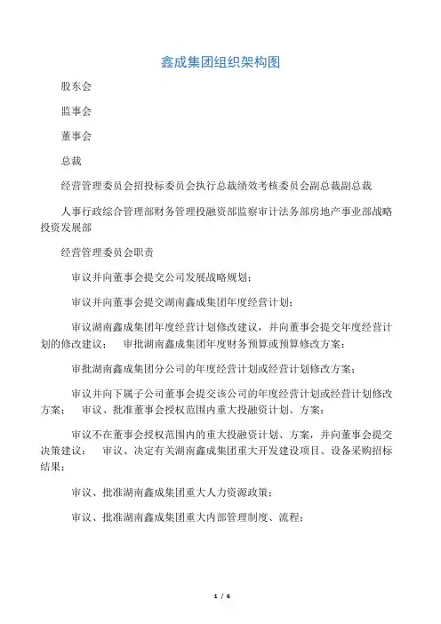 组织架构图