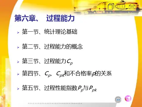 过程能力和控制图PPT课件