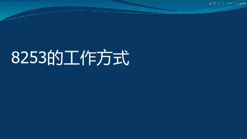 7-4 8253的工作方式