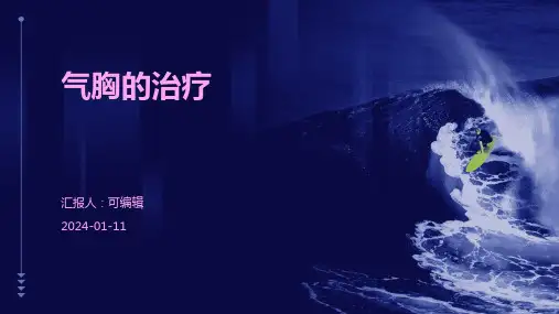 气胸的治疗PPT