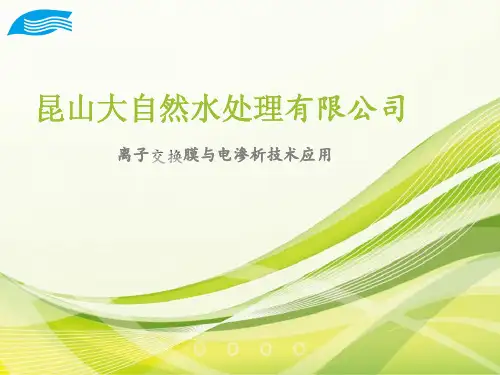 大自然水处理电渗析产品介绍-2019