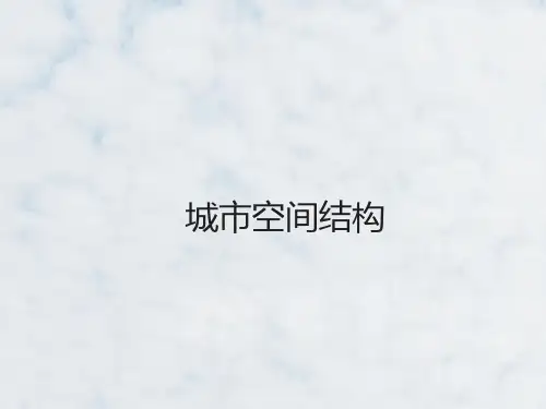 高三地理复习优质课件5：3.3城市空间结构