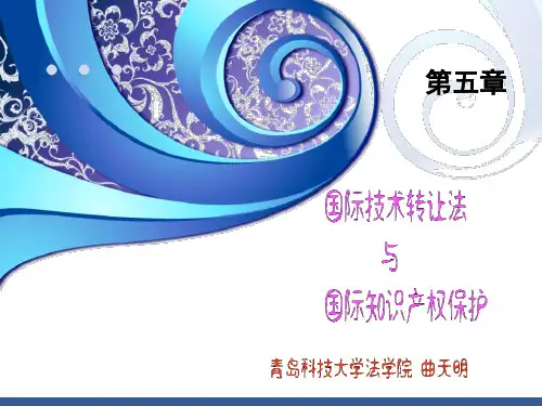国际技术转让法和国际知识产权保护
