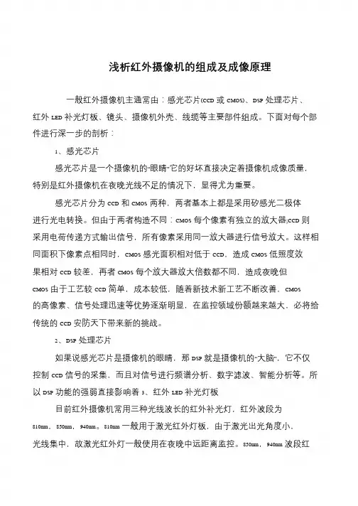浅析红外摄像机的组成及成像原理