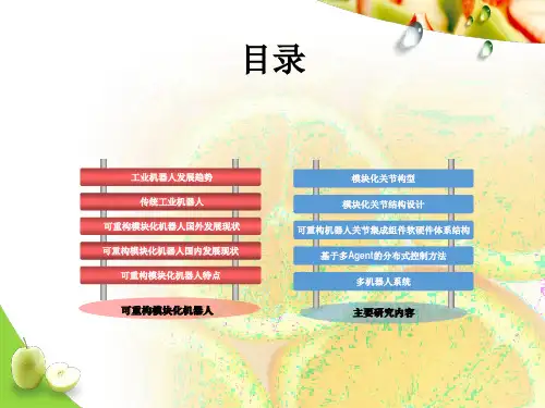 可重构模块化机器人