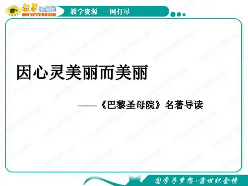 语文：名著导读《巴黎圣母院》课件(2)(新人教版必修2)