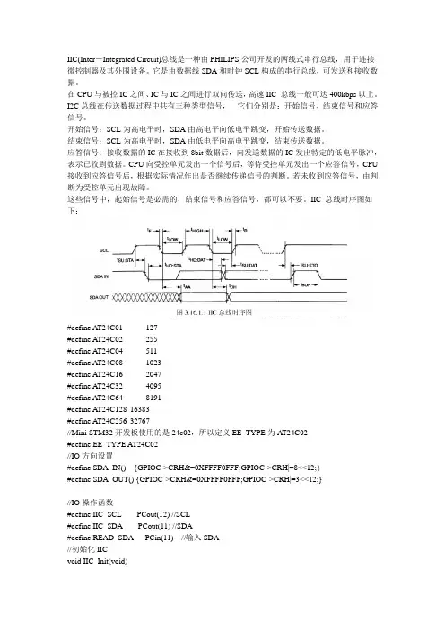 IIC总线软件模拟 stm32