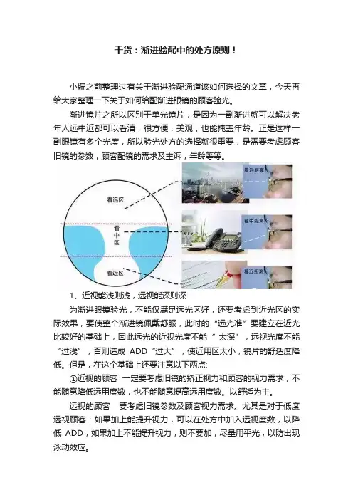 干货：渐进验配中的处方原则！