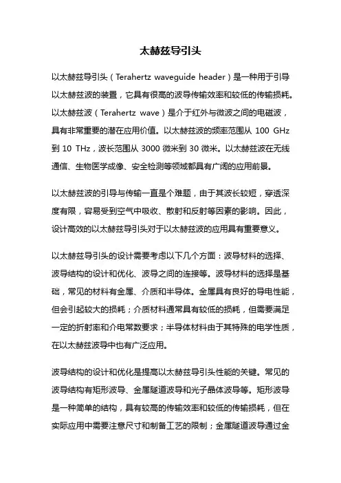 太赫兹导引头