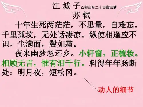 高中语文第四专题慢慢走欣赏啊亡人逸事课件苏教必修2
