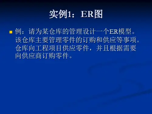 软件工程导论实例：ER图